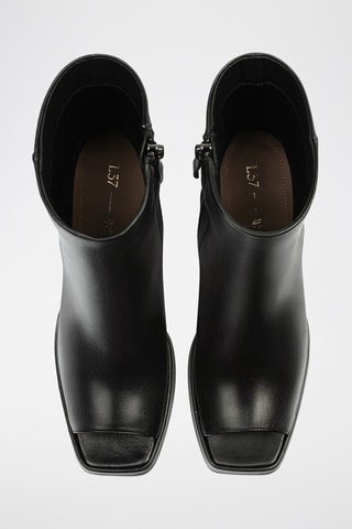 Botins em couro Throught the Night - Preto
