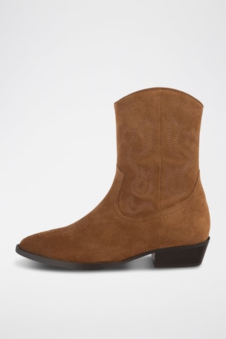 Botins em nobuck Wild West Walkers - Castanho