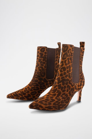 Botins Chelsea em nobuck Straight to the Point - Castanho