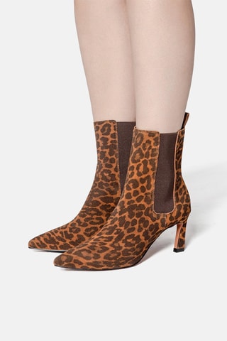 Botins Chelsea em nobuck Straight to the Point - Castanho