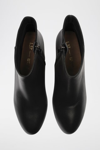 Botins em couro Little Things - Preto