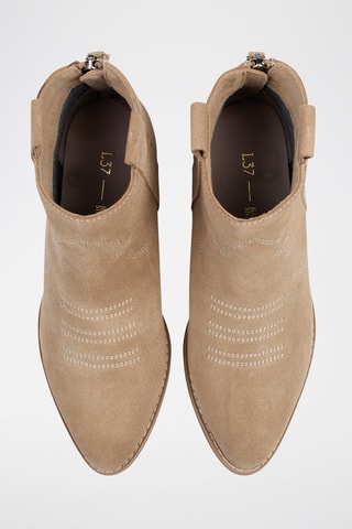 Nubuck Enkellaarzen Flashback - Beige