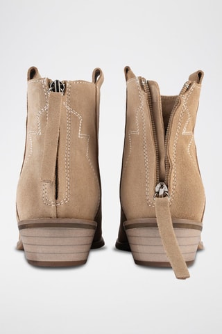 Nubuck Enkellaarzen Flashback - Beige