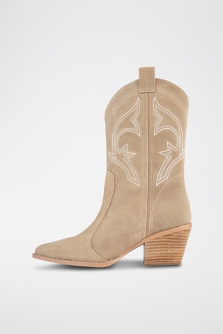 Nubuck Enkellaarzen Only Want You - Camel 