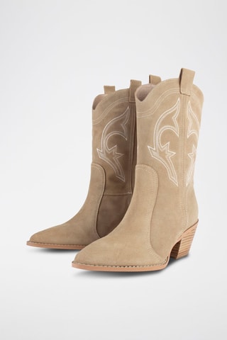 Nubuck Enkellaarzen Only Want You - Camel 