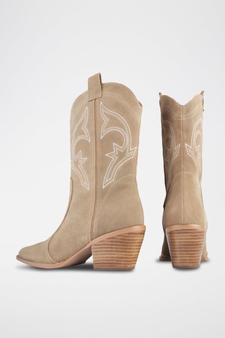 Nubuck Enkellaarzen Only Want You - Camel 