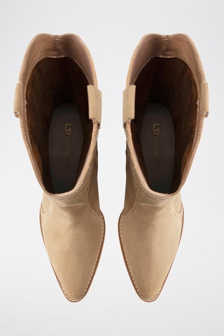 Nubuck Enkellaarzen Only Want You - Camel 