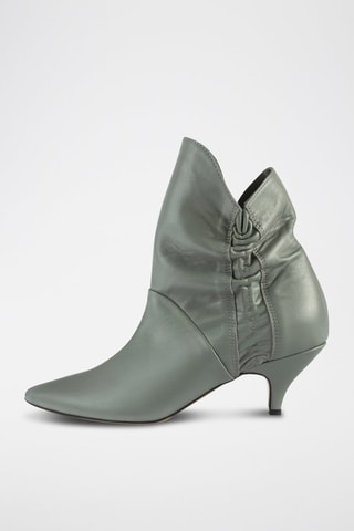 Leren Enkellaarzen Make me Like You - Grijs