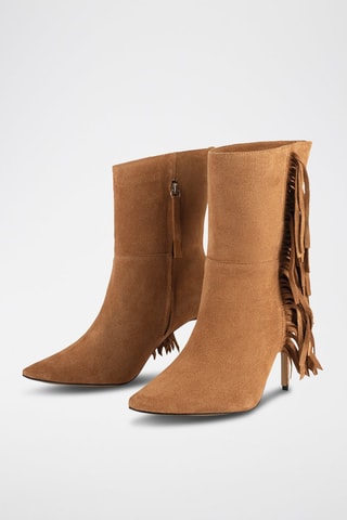 Nubuck Enkellaarzen Good Vibrations - Bruin