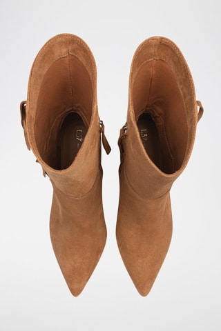 Nubuck Enkellaarzen Good Vibrations - Bruin