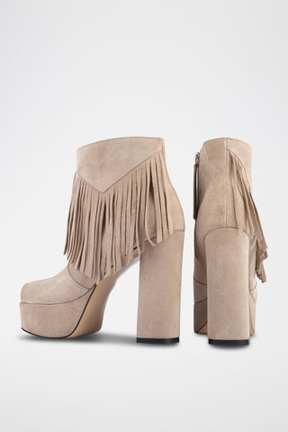 Botins em nobuck Crazy in the Night - Bege