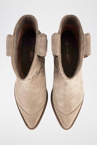 Nubuck Enkellaarzen Texas - Beige