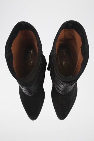 Nubuck Enkellaarzen Hundred Dollar Bill - Zwart