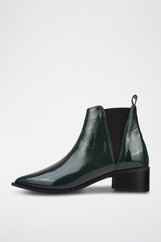 Lakleren Chelsea Boots Northern Star - Donkergroen