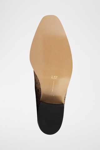 Leren Chelsea Boots Mastermind - Beige