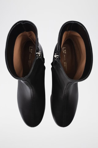 Botins em couro Simple One - Preto