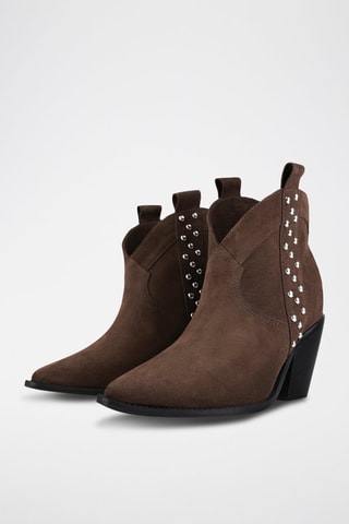 Nubuck Enkellaarzen Electric Feel - Bruin