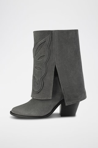 Nubuck Enkellaarzen Hundred Dollar Bill - Grijs