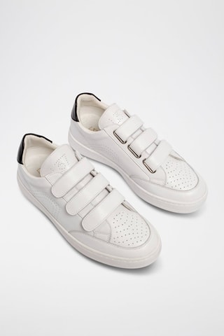 Sapatilhas em couro Hold On - Branco