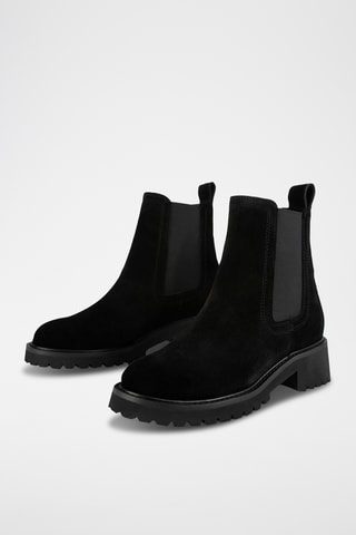 Nubuck Chelsea Boots Fromtb - Zwart