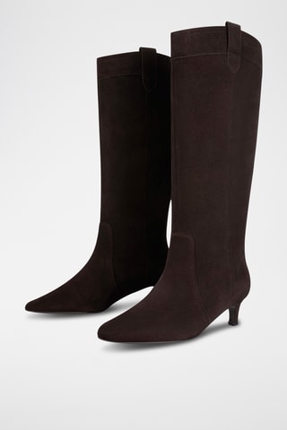 Leren Laarzen Trtbf - Donkerbruin