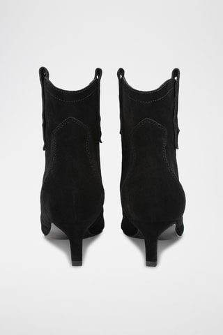 Leren Enkellaarzen Texwind - Zwart