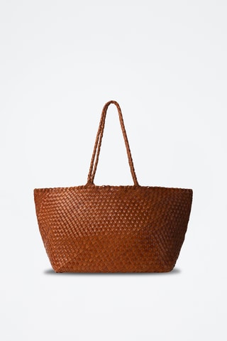 Leren Shopper Sumaff - Bruin