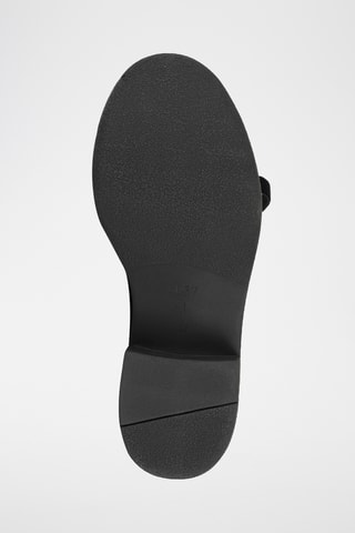 Derbies de salto em couro Zgg - Preto