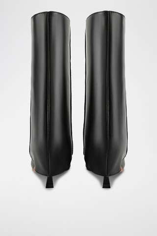 Leren Enkellaarzen Sop - Zwart