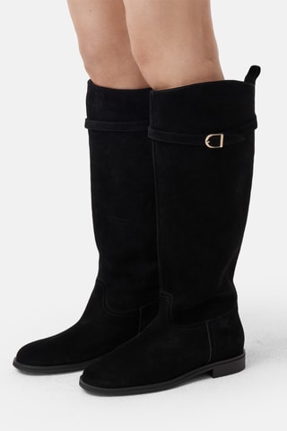 Nubuck Laarzen Searfah - Zwart