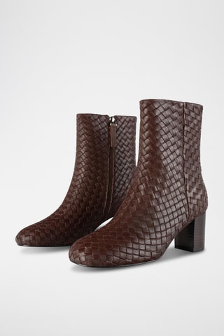 Leren Enkellaarzen Galecho - Bruin