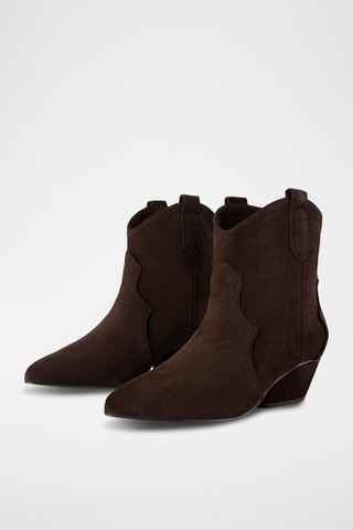 Nubuck Enkellaarzen Spath - Bruin