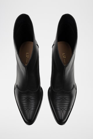 Leren Enkellaarzen Jce - Zwart