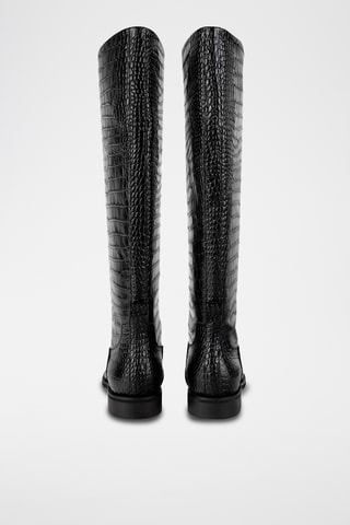 Leren Laarzen Com - Zwart