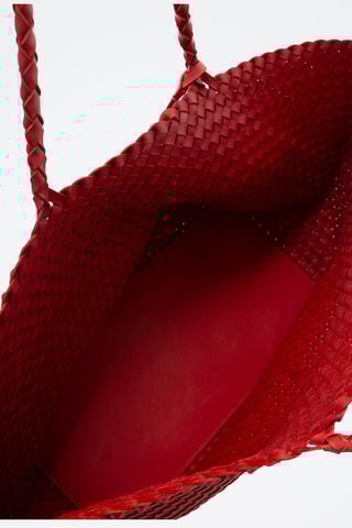 Leren Shopper Sumaff - Rood