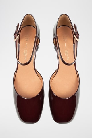 Lakleren Pumps Lafs - Bordeauxrood