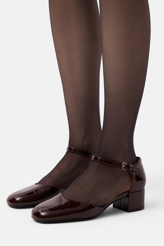 Lakleren Pumps Lafs - Bordeauxrood