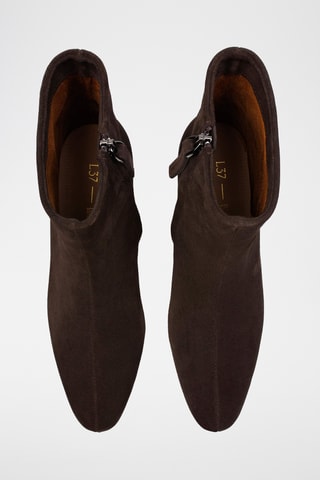 Leren Enkellaarzen Jovmag - Bruin