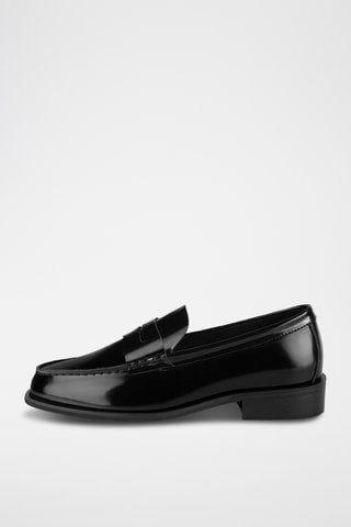 Mocassins em couro envernizado Tmie - Preto