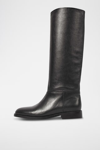 Leren Laarzen Sboot - Zwart