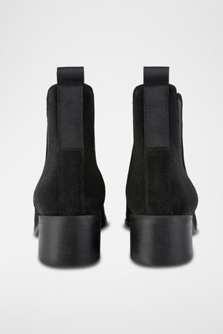 Nubuck Enkellaarzen Nrs - Zwart