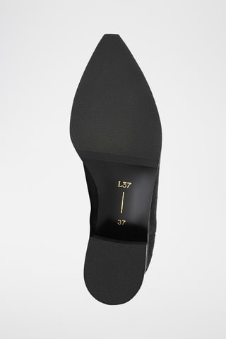 Nubuck Enkellaarzen Nrs - Zwart