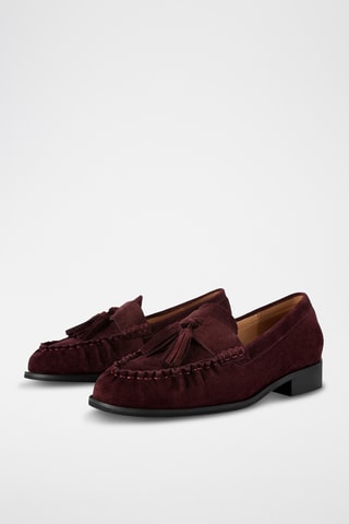 Mocassins de nobuck Hmcl - Bordô