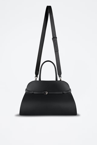 Leren Handtas Palms - Zwart