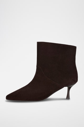 Nubuck Enkellaarzen Suplum - Donkerbruin