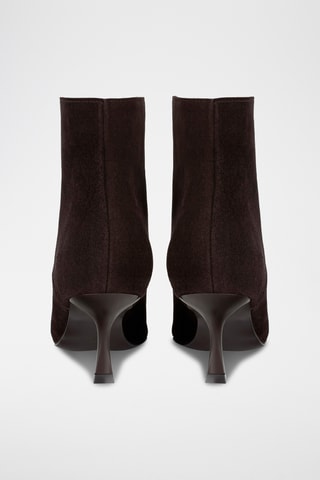 Nubuck Enkellaarzen Suplum - Donkerbruin