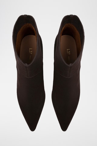 Nubuck Enkellaarzen Suplum - Donkerbruin