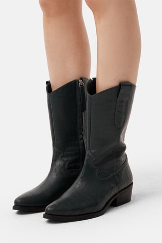 Leren Enkellaarzen Otrocks - Groen