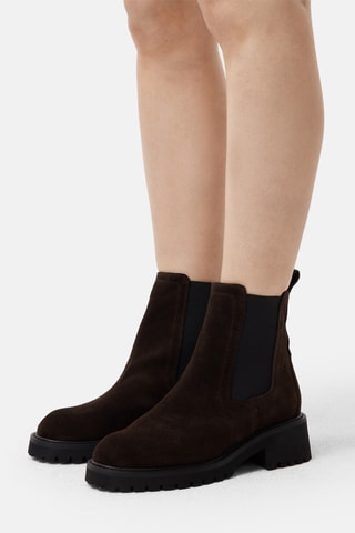 Suède Chelsea Boots Fromtb - Bruin