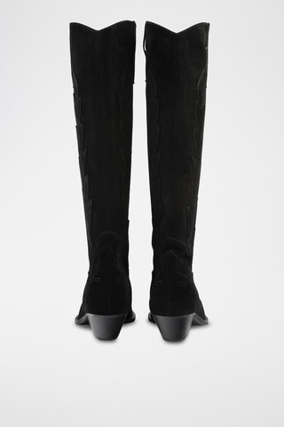 Nubuck Laarzen R66 - Zwart